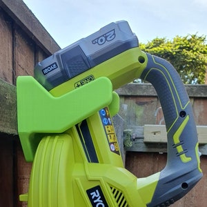 Ryobi Cordless Leaf Blower Wall Mount: Garage Organizer