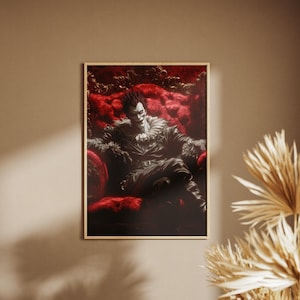 Ryuk aus Death Note | Digitale Anime-Poster | Geschenk für Anime-Fans | Wohndeko | Wandkunst für Otaku | Individuelle Kunst