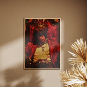 Yagami Light aus Death Note | Digitale Anime-Poster | Geschenk für Anime-Fans | Wohndeko | Wandkunst für Otaku | Individuelle Kunst