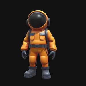 Astronaut 3D Model – STL & GLB Digital Files for 3D Printing