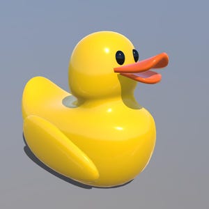 Rubber Ducky Bath Duck for Duck Duck Jeep | STL & GLB Digital Files for 3D Printing