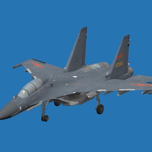 Sukhoi Su-30 Fighter Jet | STL & GLB Digital Files | 3D Printing Model