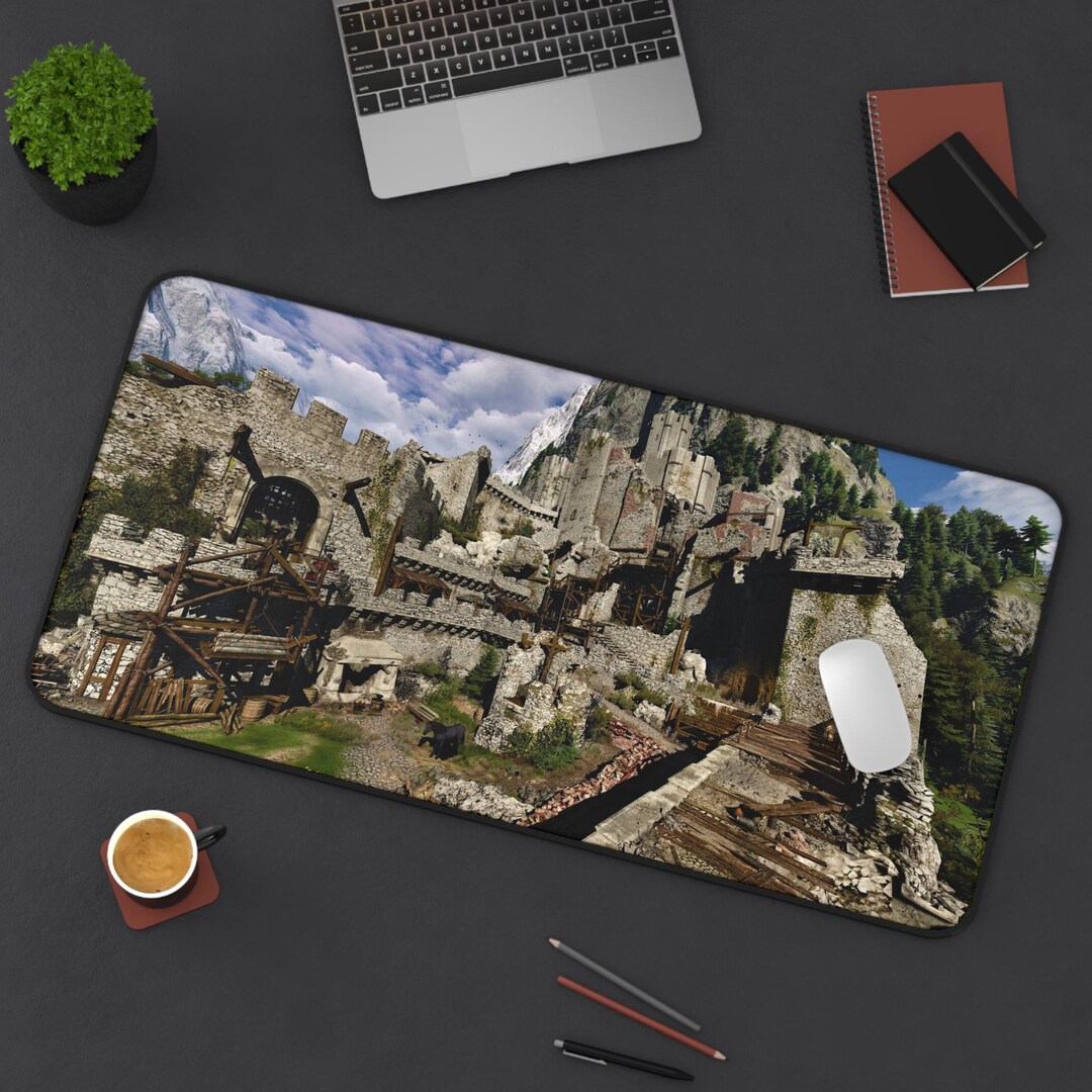 Fan Art Castle Landscape Gaming Mouse Pad Desk Mat - Etsy