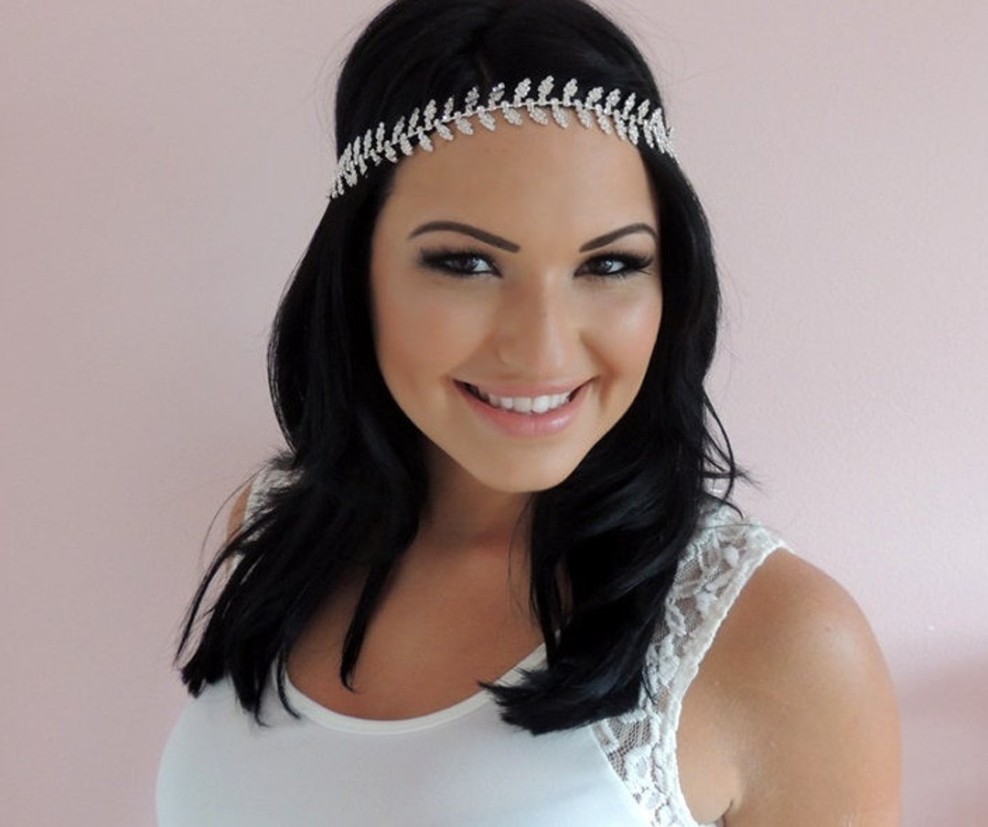 Wedding Headpiece, Goddess Headpiece, Chain Headpiece Bridal BOHO
