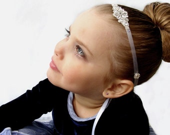 Toma Flower Girl Wedding Headband Girl Toddler Teen Flower Headband