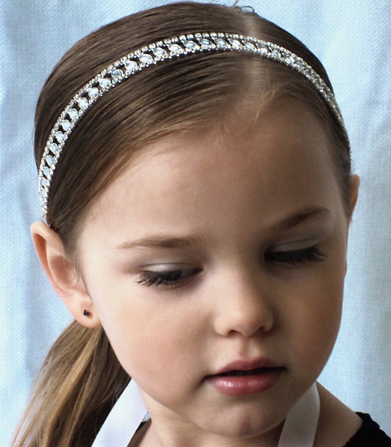 Flower Girl Wedding Headband Girl Toddler Teen Flower Headband Wedding Hair Accessories
