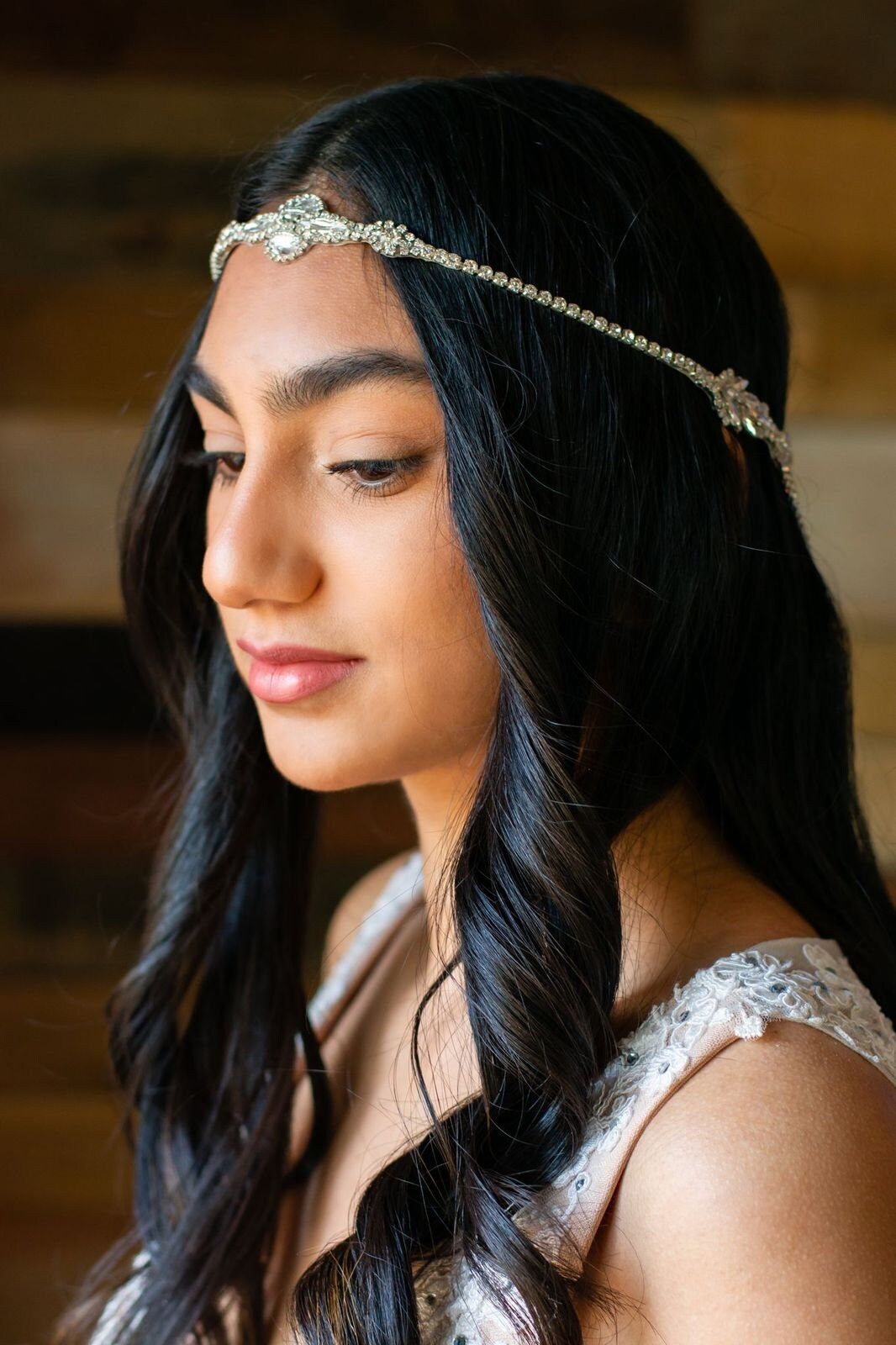 Diamond Headpiece Etsy