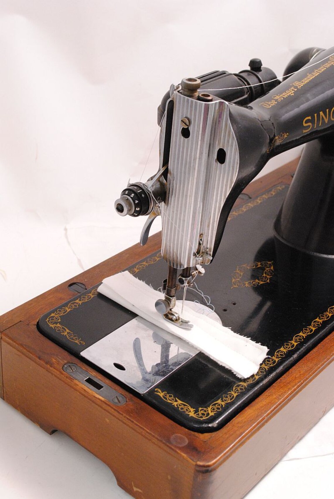 Singer Sewing Machine 1950s Centennial Edition 1591 Portable Etsy