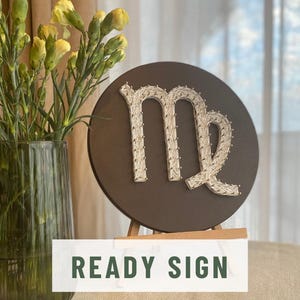 Prezent w postaci sznurka ze znakiem zodiaku, horoskop, astrologia, zodiak gwiazdowy Ryby Baran Byk Bliźnięta Lew Panna Waga