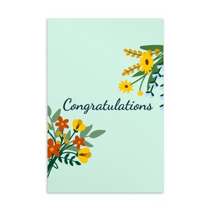 Standard Postkarte, Einseitig, Grüße, Wünsche, Nachricht, Kommunizieren, Feiern