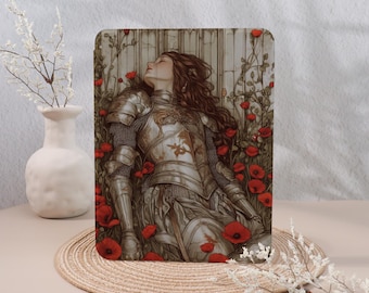 The Sleeping Female Warrior Personalized iPad Cases,Customized Gifts,For iPad 10.9 10.5 10.2 Air 3/4/5/6 Pro2018 2021 2022 2024 Mini 4/5/6/7