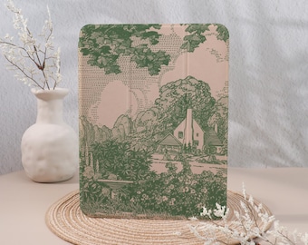 Tranquil Rural Idyllic Scenes Personalized iPad Case,customized Gift,For iPad 10.9 10.5 10.2 Air 4 5 6 Pro 2018 2021 2022 2024 Mini 4/5/6/7