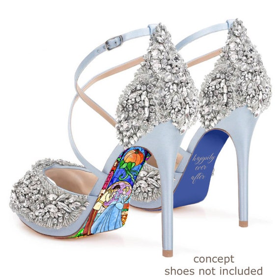 Cinderella Glass Heels Made of Plastic, Women's Fashion, Footwear, Heels on  Carousell
