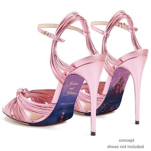 Custom hand painted Rapunzel Lantern heels
