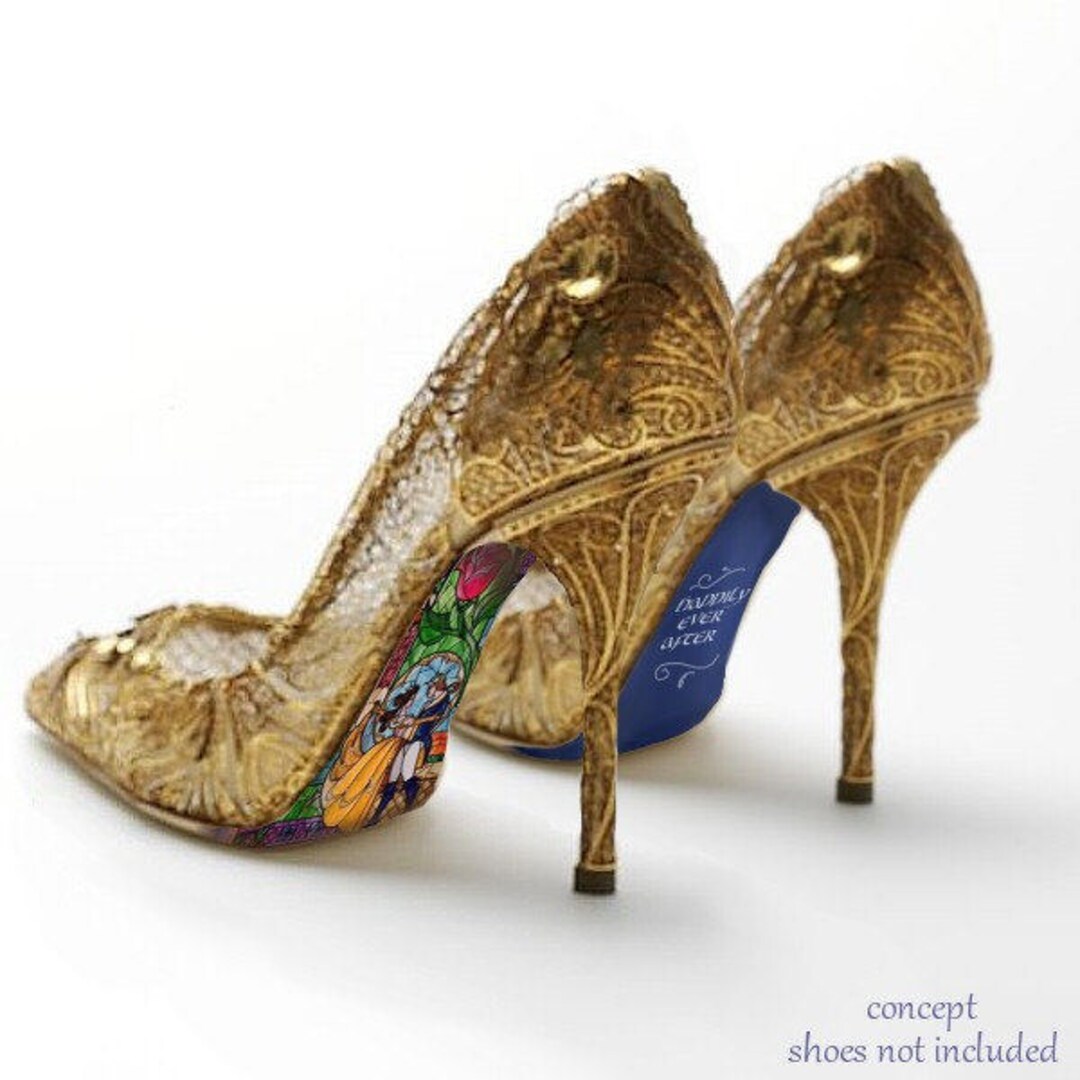 Beauty and the beast high heels