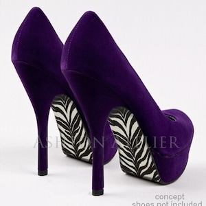 Custom hand painted Animal Print shoes