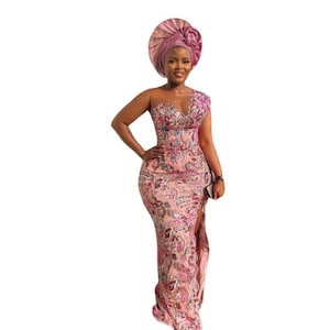 Women&#39;s Clothing | African, Nigerian Bridesmaids Dress for Women | Wedding Party Dress | Plus Size, Latest Mermaid Styles