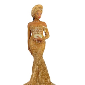 Women&#39;s Clothing | African, Nigerian Bridesmaids Dress for Women | Wedding Party Dress | Plus Size, Latest Mermaid Styles