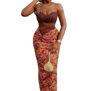 Women&#39;s Clothing | African, Nigerian Bridesmaids Dress for Women | Wedding Party Dress | Plus Size, Latest Mermaid Styles