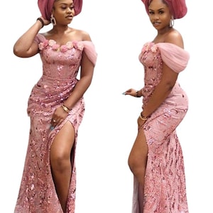 Women&#39;s Clothing | African, Nigerian Bridesmaids Dress for Women | Wedding Party Dress | Plus Size, Latest Mermaid Styles