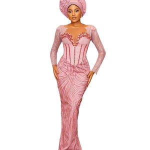 Women&#39;s Clothing | African, Nigerian Bridesmaids Dress for Women | Wedding Party Dress | Plus Size, Latest Mermaid Styles