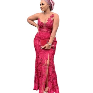 Women&#39;s Clothing | African, Nigerian Bridesmaids Dress for Women | Wedding Party Dress | Plus Size, Latest Mermaid Styles