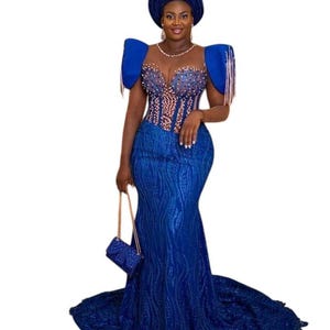 Women&#39;s Clothing | African, Nigerian Bridesmaids Dress for Women | Wedding Party Dress | Plus Size, Latest Mermaid Styles