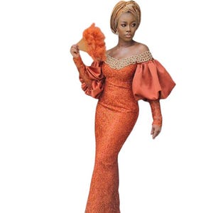 Women&#39;s Clothing | African, Nigerian Bridesmaids Dress for Women | Wedding Party Dress | Plus Size, Latest Mermaid Styles
