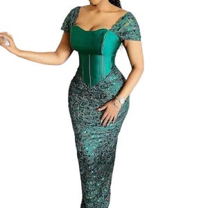 Women&#39;s Clothing | African, Nigerian Bridesmaids Dress for Women | Wedding Party Dress | Plus Size, Latest Mermaid Styles