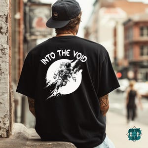 Into the Void Astronaut Graphic T-Shirt | Galaxy Explorer Unisex Tee