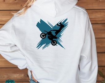 Extreme Motocross Hoodie | Adrenaline Junkie Hooded Sweatshirt, Unisex Pullover