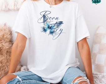 Watercolor Butterfly T-Shirt | Celestial Flight Design