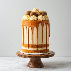The BEST Salted Caramel Chocolate Cake | Caramel Filling with Whipped Cream Frosting | Rich   Indulgent Layer Cake | Instant PDF