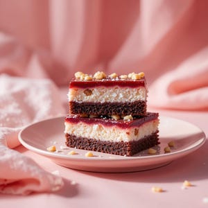 BEST Chocolate Coconut Strawberry Bars Recipe | Instant PDF Download | Easy Layered Dessert | Beginner-Friendly Sweet Treat