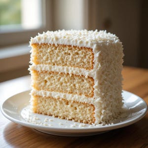 Ricetta della torta al cocco in formato PDF / Dessert tropicale soffice e umido / Idea di cottura facile / Download digitale istantaneo / Scheda ricetta stampabile