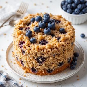 Best Blueberry Cream Cheese Coffee Cake Recipe | Moist Brunch Dessert | Instant PDF Download