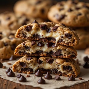 BEST RECIPE for Homemade Chocolate Chip Cheesecake Cookies | Instant PDF Download | Soft Creamy Cookies | Easy Dessert Recipe