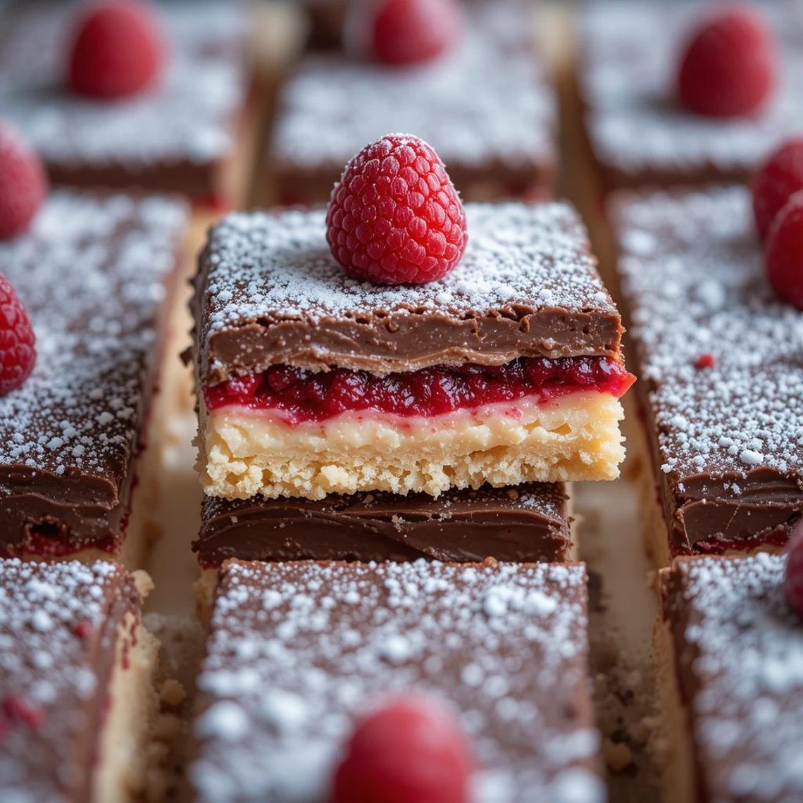 Raspberry Caramel Shortbread Recipe: Gourmet Dessert Bar PDF (digital ...