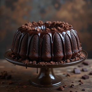 BEST RECIPE For Chocolate Sour Cream Pound Cake | Instant PDF Download | Moist & Rich Cake Recipe | Easy Printable Dessert | Digital Baking
