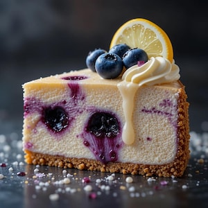 Best Lemon Blueberry Cheesecake Cake Recipe – Instant Download, Fruity & Creamy Dessert