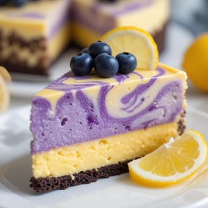 Best Lemon Blueberry Swirl Cheesecake Recipe – Instant PDF Download, Creamy Baked Dessert, Easy Elegant Fruity Treat