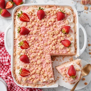 Strawberry Crunch Tres Leches Cake Recipe: Easy Homemade Dessert (PDF Download)