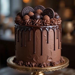 Triple Chocolate Cake Recipe PDF | Decadent Layered Dessert for Chocolate Lovers | Easy Party Cake | Instant Download | Printable Recipe