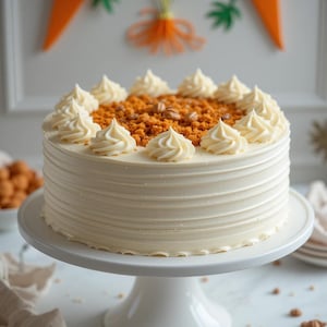 A melhor receita de bolo de cenoura (sem ovos) | Cartão de receita em PDF instantâneo | Com cobertura de cream cheese | Instruções passo a passo incluídas