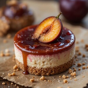 Best Recipe for Mini Peach Cobbler Cheesecakes | Easy Dessert | Instant PDF Download | Mom Recipe for Family Recipe Book