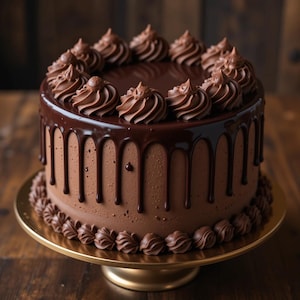 Best Recipe for Decadent Triple Chocolate Cake | Instant PDF Download | Rich & Moist Layer Cake | Chocolate Cakes Collection