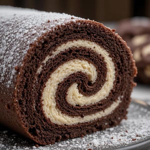 Best Chocolate Roll Cake Recipe – Instant PDF Download, Classic Swiss Roll Dessert, Moist & Creamy Treat
