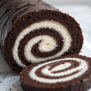 BEST RECIPE for Chocolate Cake Roll | Instant PDF Download | Soft & Moist Swiss Roll Cake | Easy Step-by-Step Dessert Guide