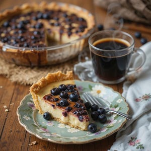 BEST RECIPE for Blueberry Pie | Homemade Dessert | Fast & Delicious Fruit Pie | Instant Digital PDF Recipe Download