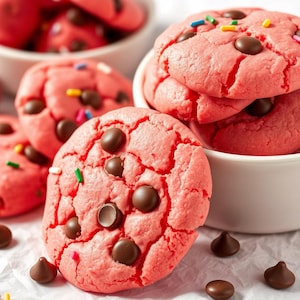 BEST RECIPE Erdbeer-Kuchen-Mix-Cookies zum Downloaden.